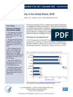 Mortality in The United States, 2019 Db395-H