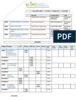 Grados Historia Horarios