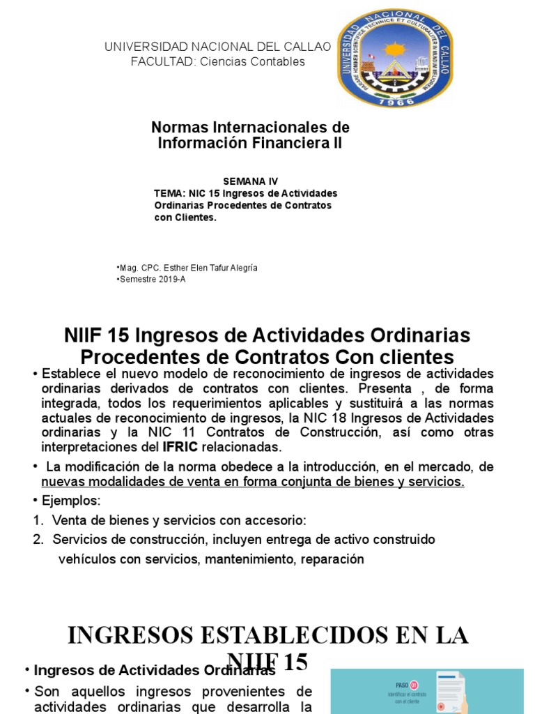 Nic 15 | PDF | normas internacionales de INFORMACION FINANCIERA | Economias