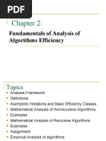 Fundamentals of Analysis of Algorithms Efficiency