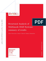 Structural Analysis of Multimode DAE Systems