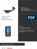 Pertemuan 2 - ESP8266 (Relay, LCD & Blynk App)