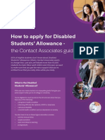 How To Apply For Disabled Students' Allowance - The Contact Associates Guide