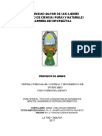 Universidad Mayor de San Andrés Facultad de Ciencias Puras Y Naturales Carrera de Informática