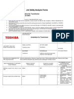 Job Safety Analysis Forms: Job/Task: Installation For Transformer Date: 9 Januari 2021