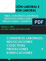 Convenios Laborales, Negociaciones Colectivas