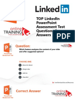 Top - PowerPoint.LinkedIn - Assessment.Test Questions With Answers and Explanations 109 1