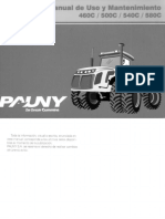 Manaul de Uso y Mantto - Tractor - Pauny - 460C-50C0-540C-580C