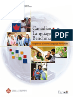 Canadian Language Benchmarks 2000 - English as a Second Language for Adults