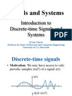 Introduction To Discrete-Time Signals and Systems