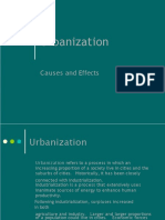 Urbanization: Causes and Effects