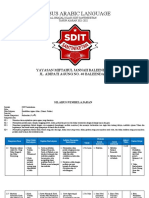 Silabus Arabic Language