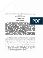 Memória histórica sobre Sorocaba no século XVII