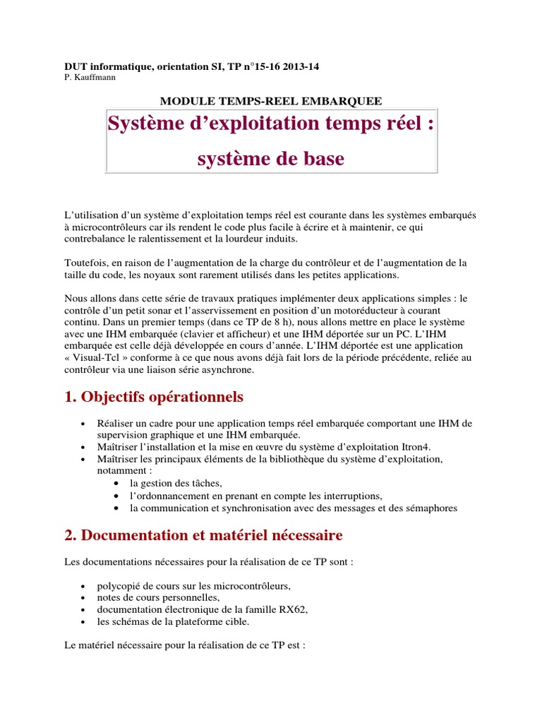 TP15 16 Decouv Noyau13 14 | PDF | Système d'exploitation | Fichier ...