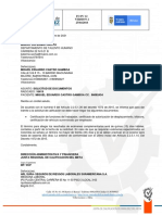 FOPC12 25/04/2018: Señor (A) (Es) - Medicina Laboral Ips Plaza Central Carrera 65 No 11-50 Piso 3 Local 3-63 Bogotá D.C