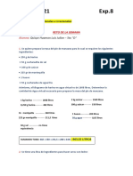 Exp.8 tema Números racionales e irracionales