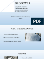 Hydropower: Çağdaş ÖZGÜR-240203001 Anıl Deniz YILDIRIM-240203011 Adacan Botan AKKAN-240203019 Taylan KARAÇELİK-250203052