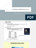 Arus Listrik Pertemuan 6 Teknik Elektro