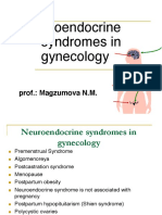 Neuroendocrine Syndromes in Gynecology