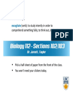 Lecture 4 - Macromolecules and Diffusion