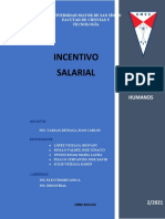 Incentivo Salarial Grupo D