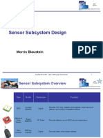 Sensor Subsystem Design: Morris Blaustein