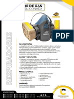 FT - Respirador de Gas Media Cara Tarwex