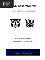 Transformers:: The Role-Playing Game