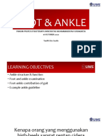 2 Musculoskeletal ANKLE Problem