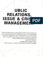 Public Relations, Issue & Crisis Management