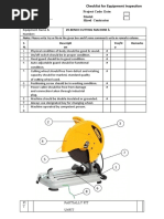 Grinder Safety Inspection Checklist | PDF | Grinding (Abrasive Cutting ...