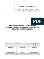 OL8-EHS-PGP-001 - Procedimiento de Seguridad de Granallado y Pintado