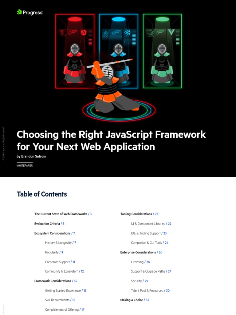 Choose The Right Javascript Framework For Your Next Web Application ...