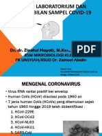 Dr. Zinatul Hayati. SP - Mk. - Deteksi Dan Pengambilan Sampel COVID-19 IDI 08032020