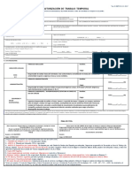 Formato Autorizacion de Trabajo - CHOCCÑA