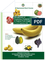 Management of Production Problems in Tropical Fruit Crops