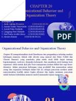 Kelompok 13 - Chapter 20 - Organizational Behavior and Organizational Theory