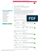 Operations Management - Course Dates and Fees - RRC Polytech Program & Course Catalogue