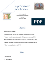 Rupture prématurée des membranes.pptx 2021