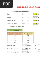 DISEÑO DE LOSA ALIGERADA ALEX