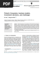 Fintech: Ecosystem, Business Models, Investment Decisions, and Challenges