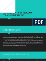 Investment Center and Transfer Pricing