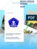 Buku Induk Siswa 2020 RA Permatabunda