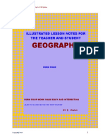 Illustrated Lesson Notes in Form 4 Geography For KCSE Syllabus