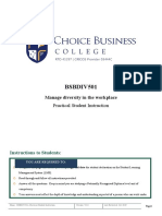 BSBDIV501 Practical Student Instruction V2.0