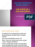 Analisis Penerapan Materi Modul 3