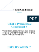 Present Real Conditional