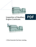 Inspect Auxiliary Engine Crankcase