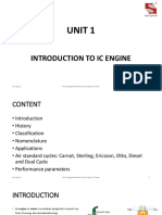 Introduction to IC Engine Components and Terminology
