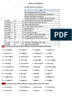 Vocabulary Unit 5 Inventions